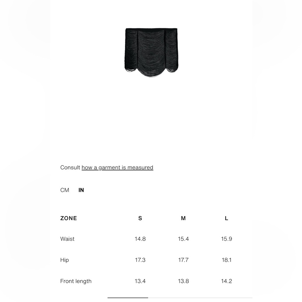Zara NWT viral draped fringed mini skirt - Picture 3 of 11